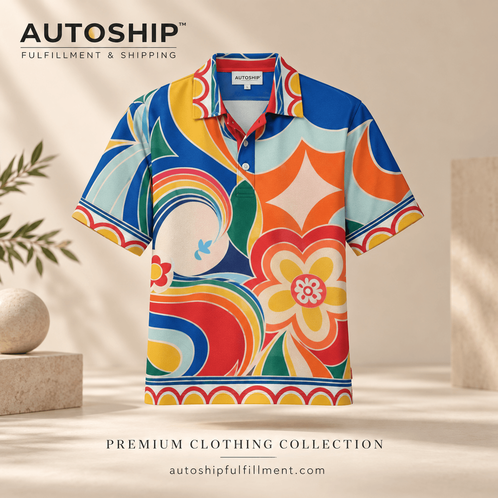 Pocket hidden button single collar short-sleeved shirt