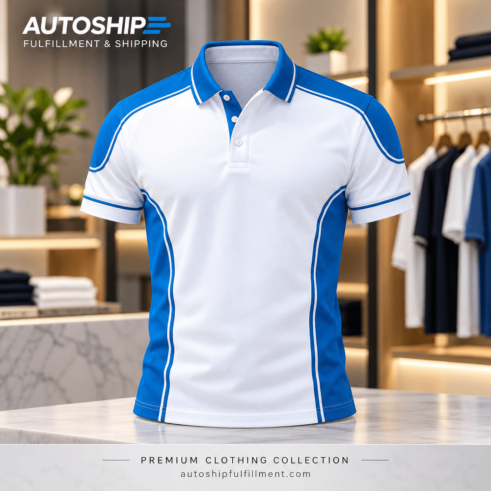 Men's stand collar long sleeve shirt