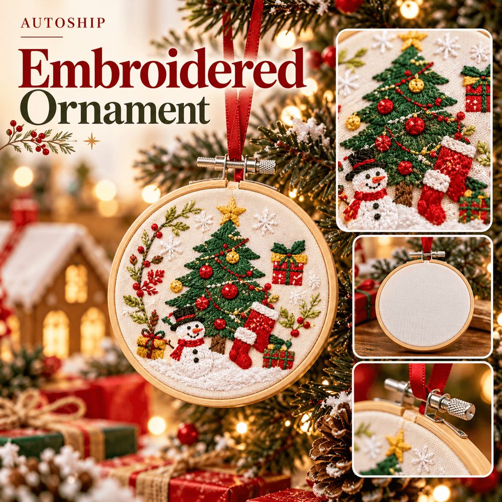 Embroidered Ornament