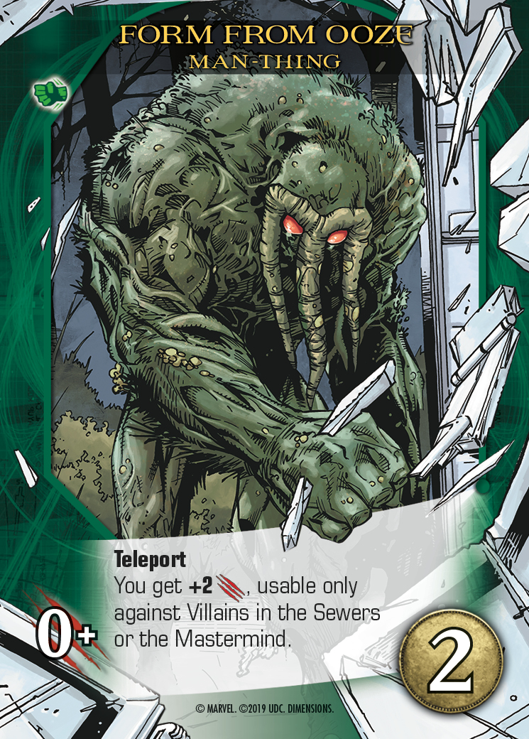 Man-Thing in Marvel Legendary :)