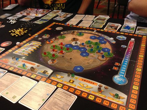 Terraforming Mars in action