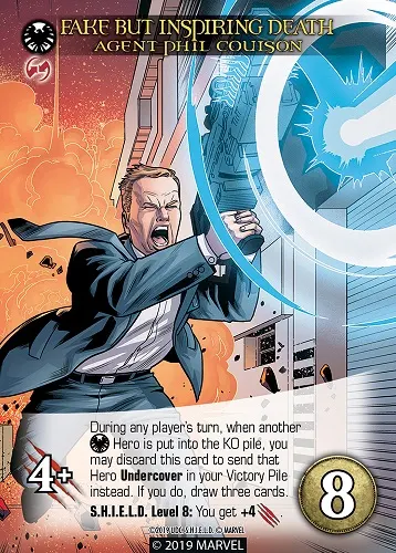 AGENT PHIL COULSON UD Marvel Legendary S.H.I.E.L.D. SHIELD IMPECCABLE  PLANNING