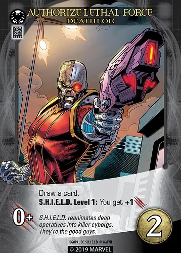 Deathlok with S.H.I.E.L.D level keyword