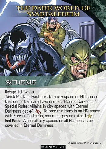 Marvel Legendary Scheme