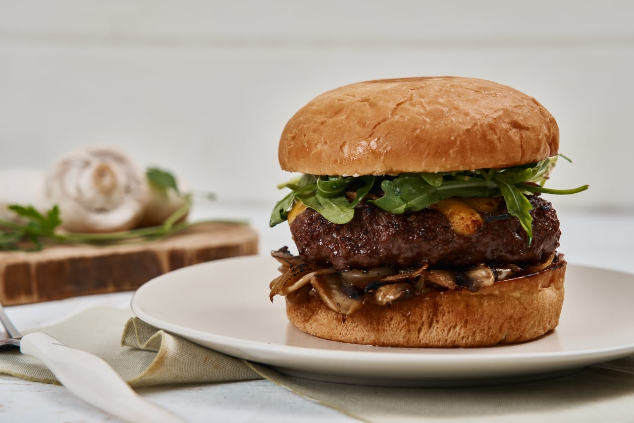 Truffle Mushroom Wagyu Burger