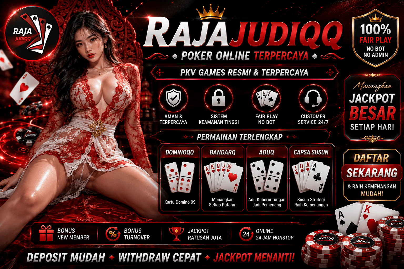 Banner RajajudiQQ Capsa dan Poker