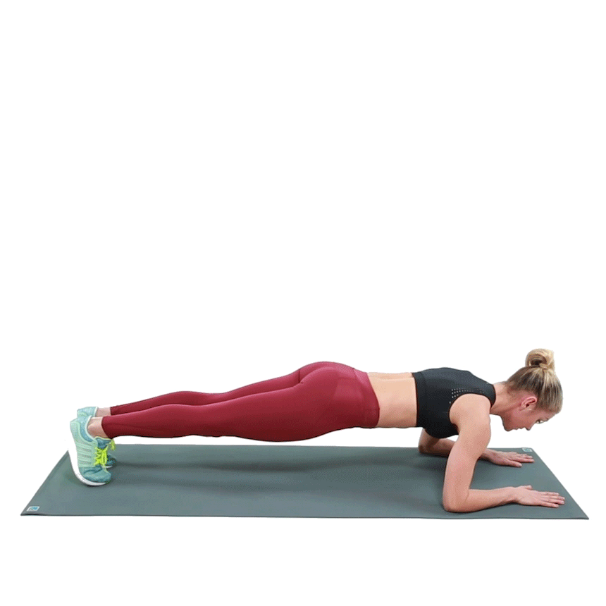 in-bed exercise foream plank
