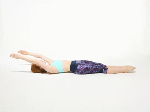 in-bed exercise roll up