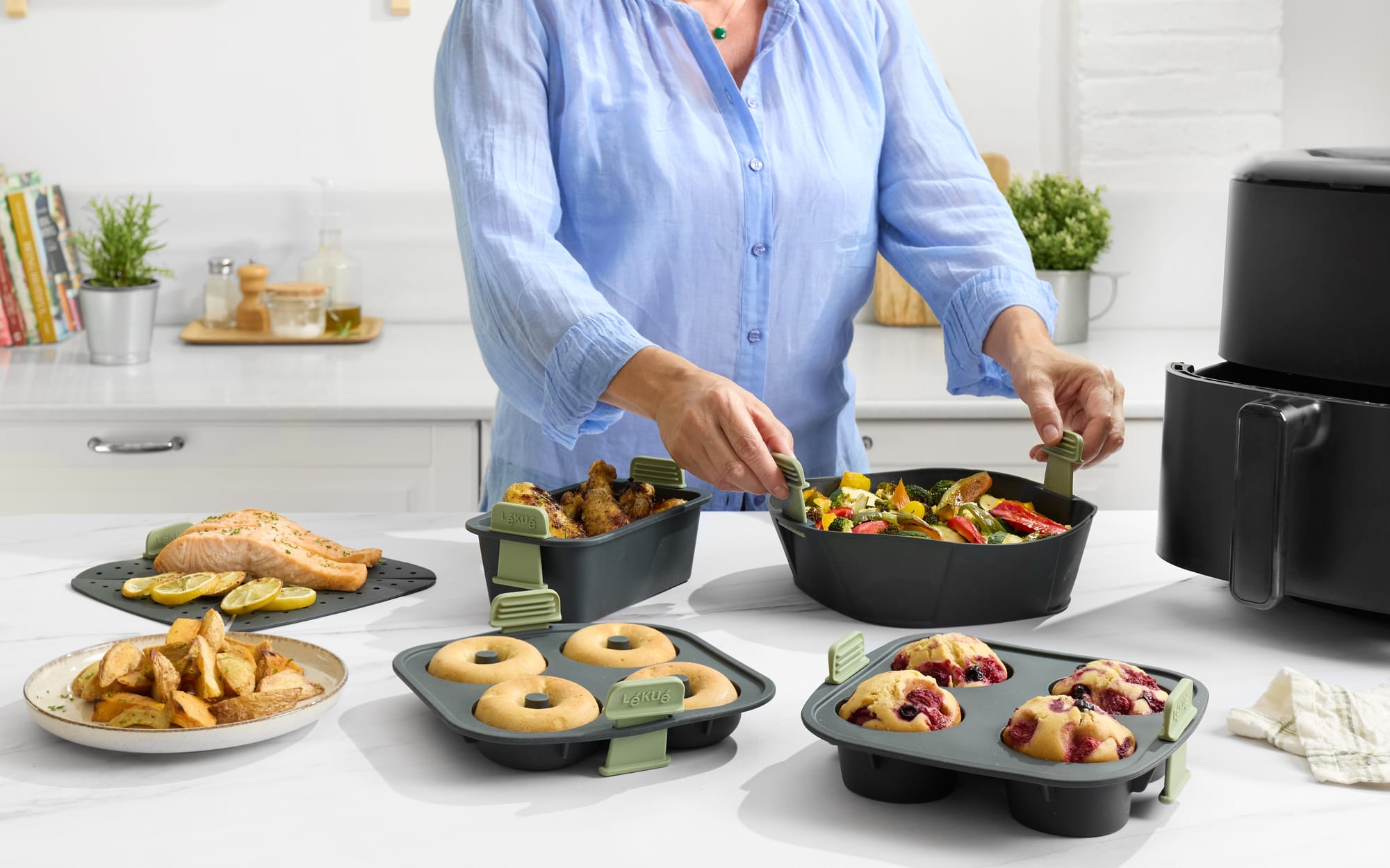 Lékué lanserer nye Airfryer-produkter: smartere, renere og mer fleksibelt
