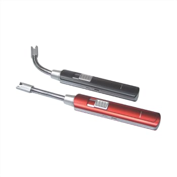 Oppladbar elektrisk lighter - Rød/Grå