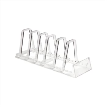 Tallerkenstativ, justerbar, 6 tallerkener