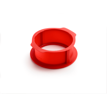 Springform i silikon med keramisk bunnplate, Ø18cm - Rød