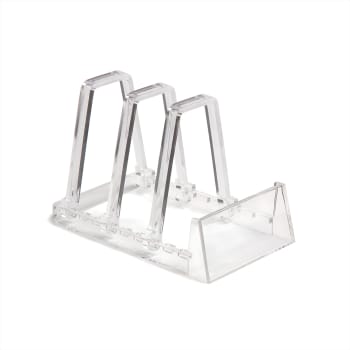 Tallerkenstativ i akryl, 3 tallerkener