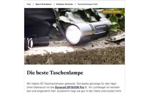 Duracell DF1500R kåret til best i test 🏆