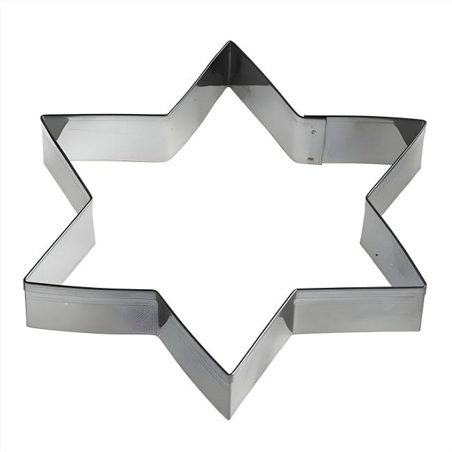 Pepperkakeform i rustfritt stål, Stjerne