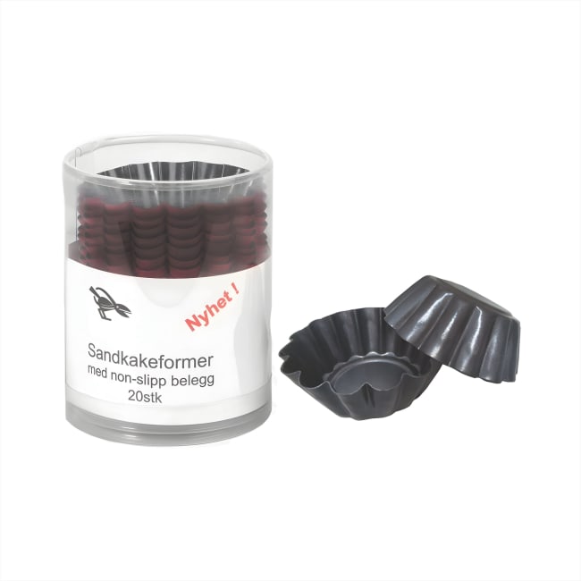 Sandkakeformer, Non-stick - 20stk