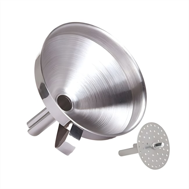 Trakt i rustfritt stål, 12cm