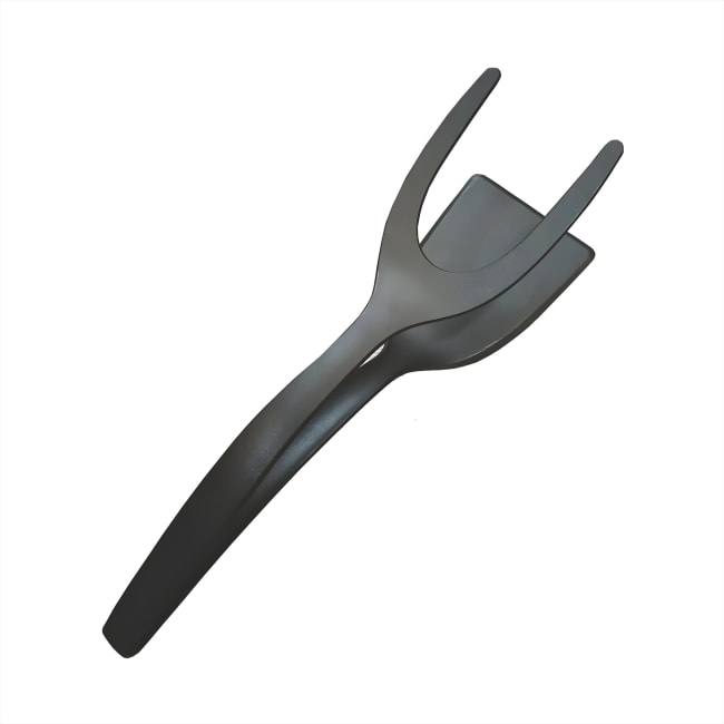 Stekeklype med stekespade (2-i-1) - Svart