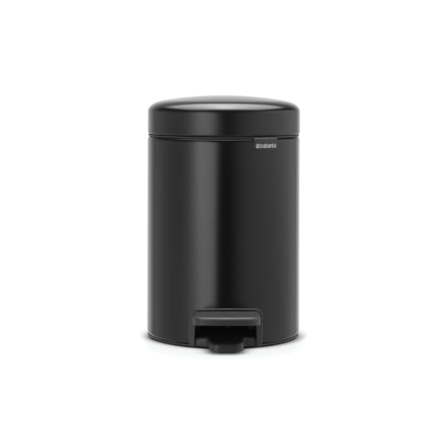 NewIcon Pedalbøtte, 3L - Matt Black