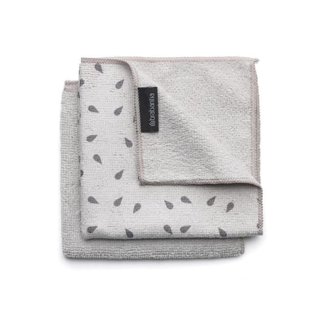 Sinkside Kjøkkenkluter i mikrofiber - 2 stk - Light Grey