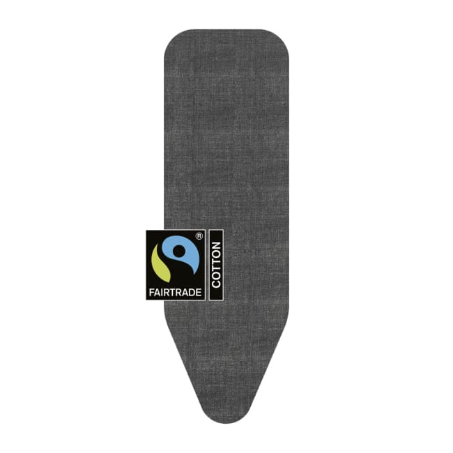 Strykebrettrekk med foring, Str. B (124x38cm, 8mm skum) - Denim Black