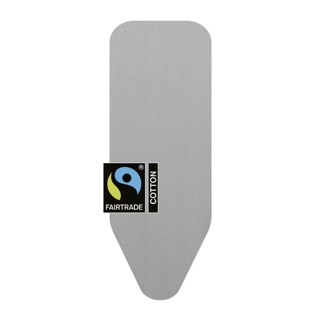 Strykebrettrekk med foring, Str. C (124x45cm, 8mm skum) - Metallised