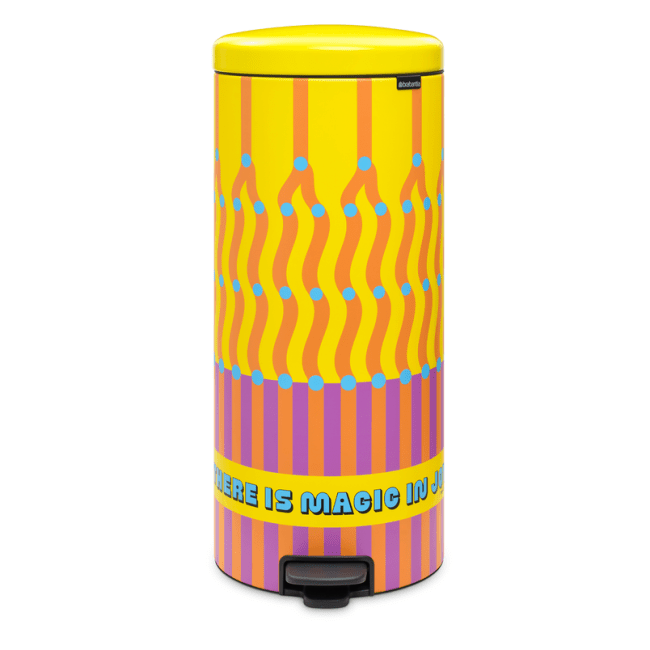 Pedalbøtte NewIcon Yinka Ilori 30 liter, soft-close