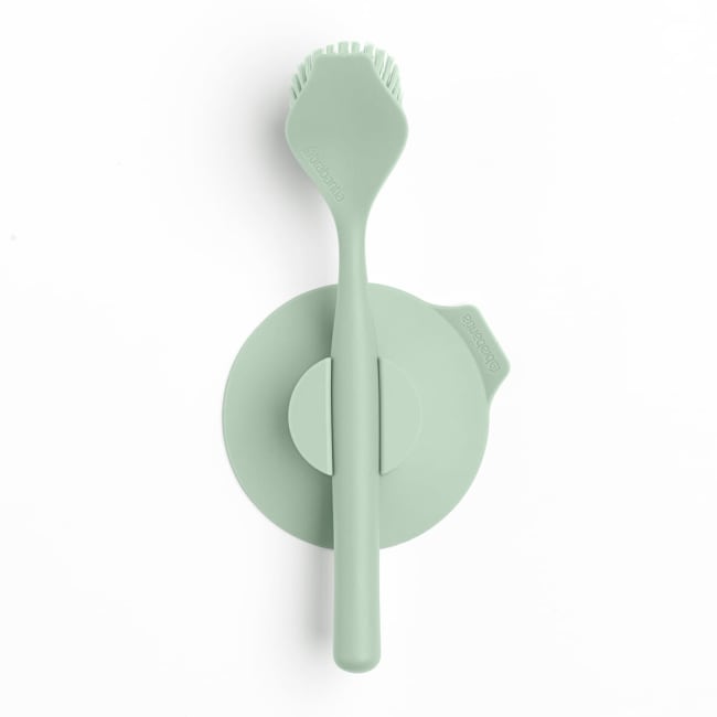 Sinkside Oppvaskbørste med sugekoppholder - Jade Green