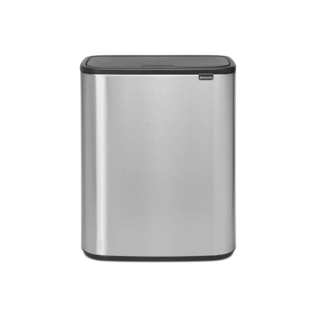 Bo Touch Bin Sorteringsbøtte, 2 x 30L - Matt Steel Fingerprint Proof