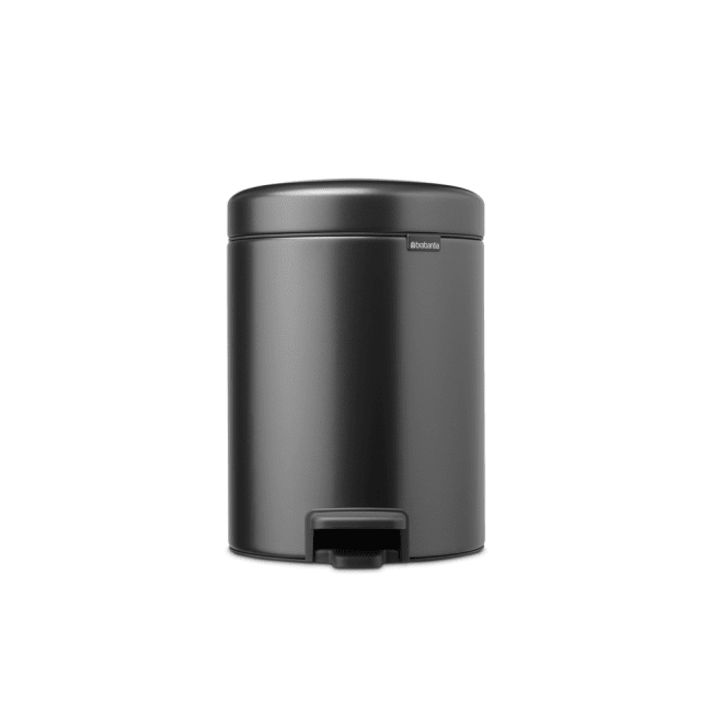 NewIcon Pedalbøtte, 5L - Confident Grey