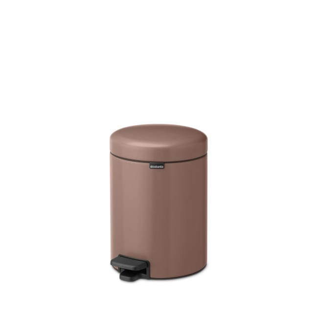 NewIcon Pedalbøtte, 5L - Satin Taupe