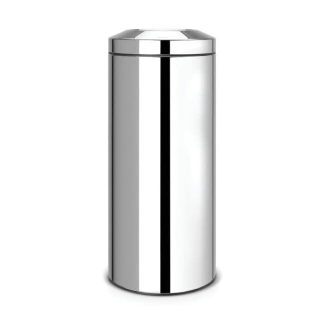 Brannsikker søppelbøtte, 30L - Brilliant Steel
