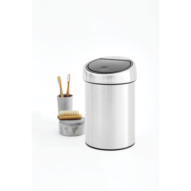Touch Bin Søppelbøtte, 3L - Matt Steel
