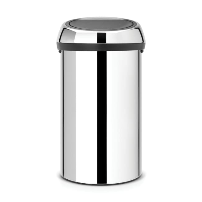 Touch Bin Søppelbøtte, 60L - Brilliant Steel