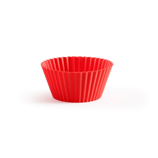 Muffinsformer, Ø7cm - 6stk - Rød