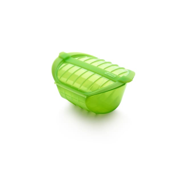 Dampkoker til mikrobølgeovn, Dyp, 3-4p - Grønn