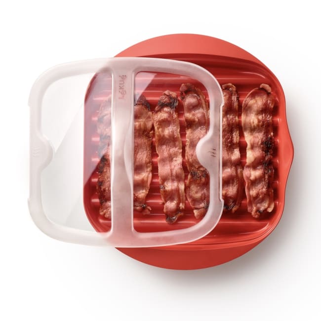 Baconsteker til mikrobølgeovn - Rød