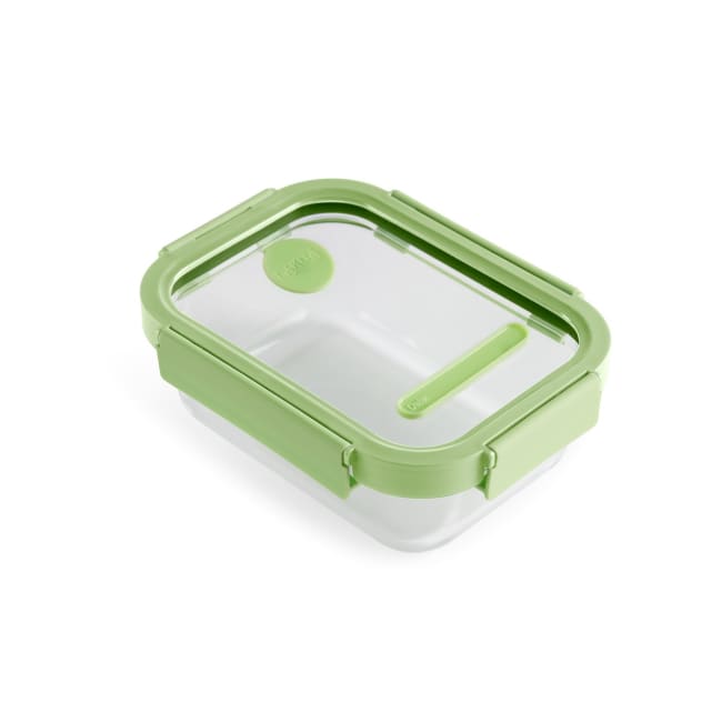 Matoppbevaring i glass, 1.05L - Grønn