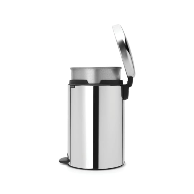 NewIcon Pedalbøtte, 20L - Brilliant Steel