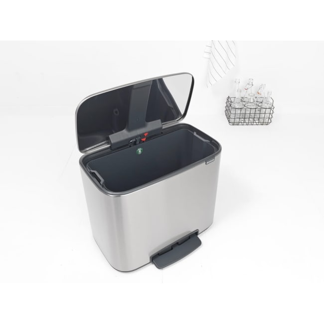 Bo Pedalbøtte, 36L - Matt Steel Fingerprint Proof