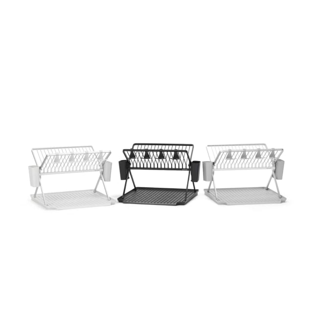 Sinkside Oppvaskstativ, sammenlegbart, Stor - Light Grey
