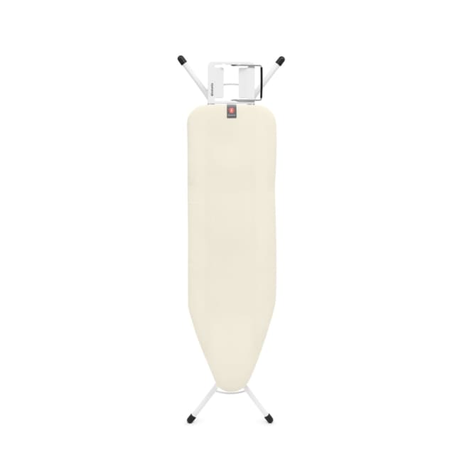 Strykebrett med strykejernholder, Str. B (124x38cm) - Ecru