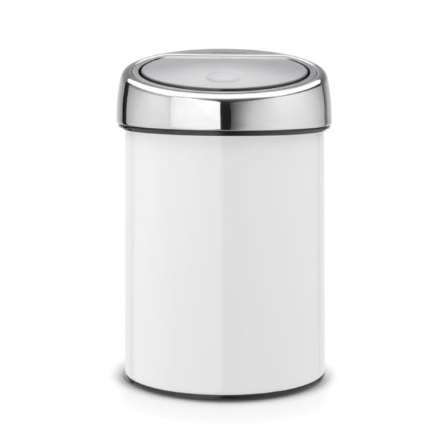 Touch Bin Søppelbøtte, 3L - White