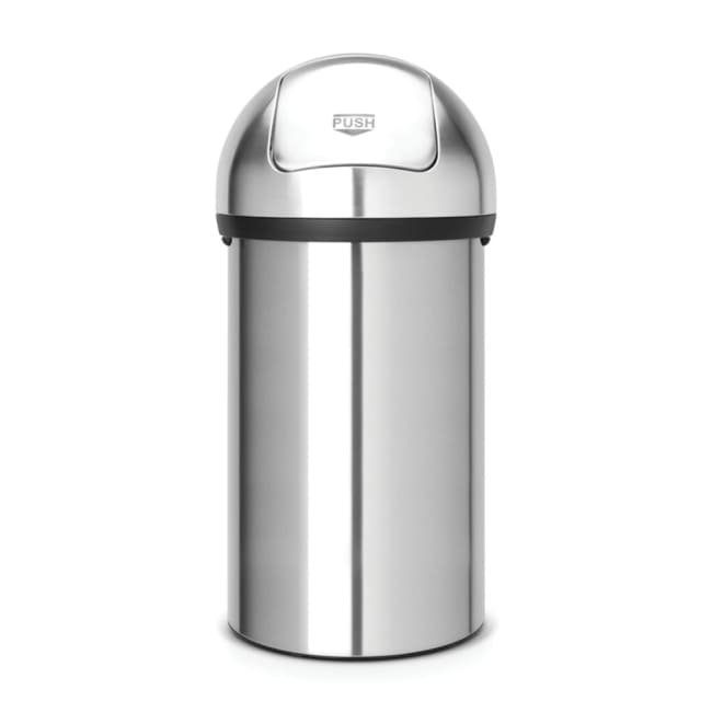 Push Bin Søppelbøtte, 60L - Matt Steel