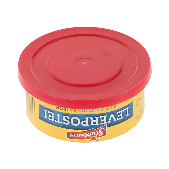 Lokk til leverposteiboks, Stor - 2stk - Rød