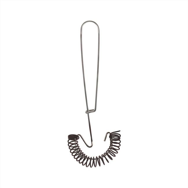 Spiralvisp i stål med silikonbelegg, 24cm