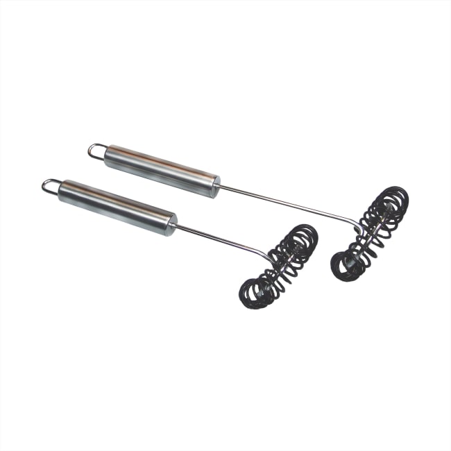 Spiralvisp i stål med silikonbelegg, Proff, 27cm