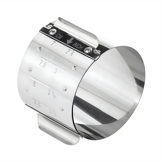 Kakering i rustfritt stål, Justerbar, Ø7-9cm