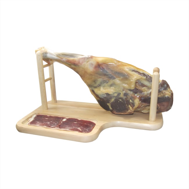 Fenalårstativ i tre, m/serveringsfat