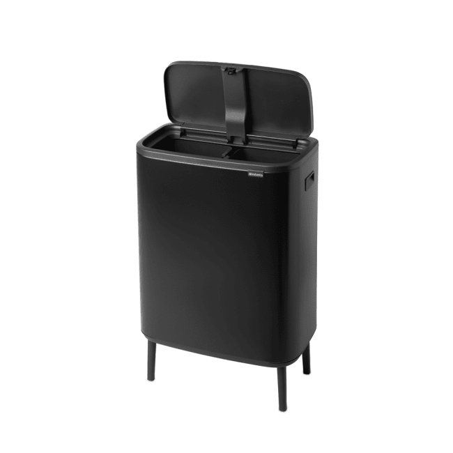 Bo Touch Bin Sorteringsbøtte, 2 x 30L - Matt Black